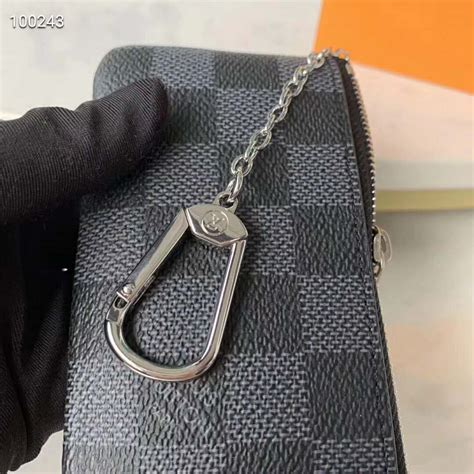 louis vuitton pochette cles damier graphite|Key Pouch Damier Graphite Canvas .